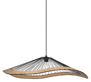 Lampa Wisząca COREP, Mekong, ściemnialny, czarny, salon, metal