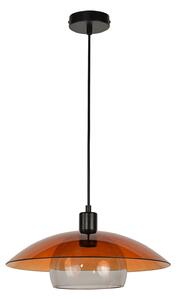 Lampa Wisząca COREP, Jolly, ściemnialny, brąz rdzawy, salon, szkło