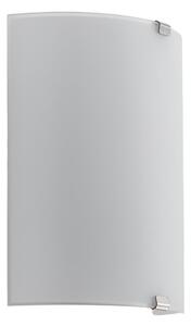 Lampa Ścienna Lindby, Phil, ściemnialny, biały, przedpokój, szkło, nowoczesny