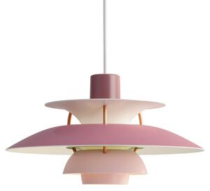 Lampa Wisząca Louis Poulsen, PH 5 Mini, ściemnialny, pudrowy róż, salon, metal, design