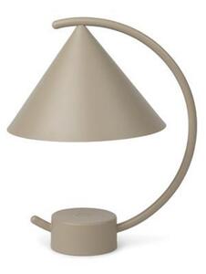 Lampa Stołowa ferm LIVING, Meridian, ściemnialny, beżowy, salon, metal, design