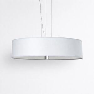 Wisząca lampa do jadalni jasno szara z abażurem Ring