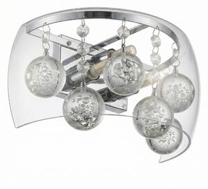 LAMPA ŚCIENNA KINKIET NOWOCZESNY FABINA CLEAR W1