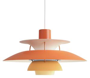 Lampa Wisząca Louis Poulsen, PH 5, ściemnialny, pomarańczowy, salon, metal, design