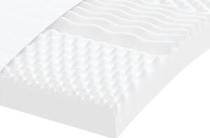 Sofa rozsuwana z materacami, czarna, 90x190 cm, aksamit