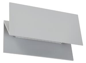 Zewnętrzna Lampa Lucande, Meja, szary, balkon, aluminium, nowoczesny