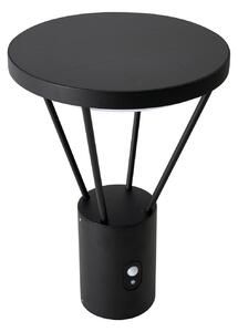 Zewnętrzna Lampa Lucande, Elario, czarny, taras, aluminium, nowoczesny