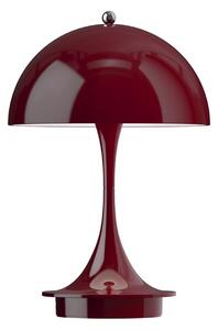Zewnętrzna Lampa Louis Poulsen, Panthella Portable, ściemnialny, czerwony, balkon, tworzywo sztuczne, design