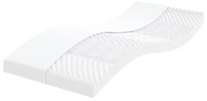 Sofa rozsuwana z materacami, ciemnoszara, 90x200 cm, aksamit