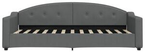 Sofa z materacem do spania, ciemnoszara, 80x200 cm, tkanina