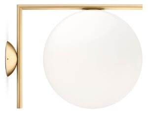 Lampa Ścienna FLOS, IC C/W2, ściemnialny, złoty | mosiężny, salon, metal, design