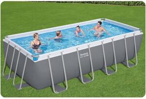 Basen ogrodowy stelażowy Bestway 488x244x122 cm prostokątny 11w1