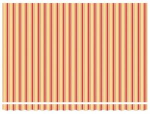 Składany parasol ogrodowy z oświetleniem LED - żółty i pomarańczowy, 450x300 cm