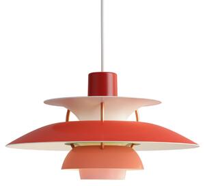Lampa Wisząca Louis Poulsen, PH 5 Mini, ściemnialny, czerwony, salon, metal, design