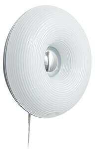 Lampa Ścienna Lindby, Fjora, ściemnialny, biały, salon, szkło, design