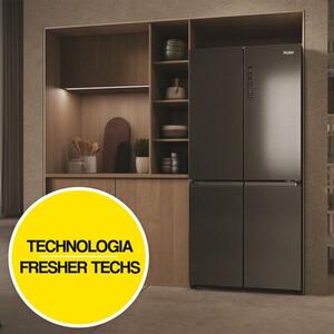 Lodówka HAIER HCR3818ENMD Side by Side No Frost 181.5cm Ciemny Inox