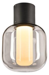 Zewnętrzna Lampa SLV, Ovalisk, czarny, szkło, nowoczesny