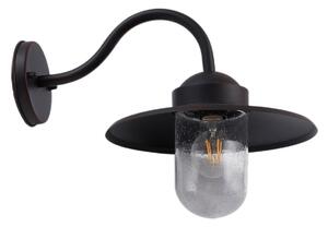 Zewnętrzna Lampa Lindby, Bilma, ściemnialny, brąz rdzawy, balkon, aluminium, nowoczesny