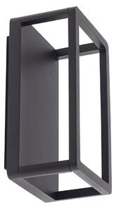 Zewnętrzna Lampa Lucande, Thorvid, czarny, aluminium, nowoczesny