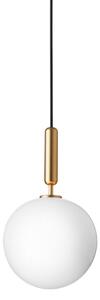 Lampa Wisząca Nuura Aps, Miira 1 Large, ściemnialny, złoty | mosiężny, salon, szkło, design
