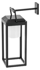 Zewnętrzna Lampa Lucande, Tilena, ściemnialny, czarny, balkon, aluminium, nowoczesny