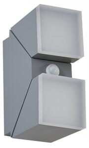 Zewnętrzna Lampa Lindby, Sally, szary, taras, aluminium, nowoczesny