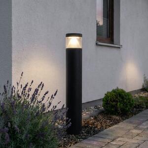 Zewnętrzna Lampa Lucande, Darja, szary, taras, metal, nowoczesny