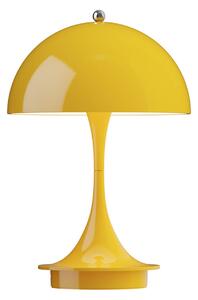 Zewnętrzna Lampa Louis Poulsen, Panthella Portable, ściemnialny, żółty, balkon, tworzywo sztuczne, design
