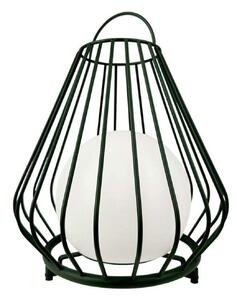 Zewnętrzna Lampa Dyberg Larsen, Evesham, ściemnialny, zielony, taras, metal, skandynawski
