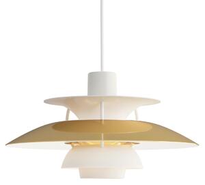 Lampa Wisząca Louis Poulsen, PH 5 Mini, ściemnialny, złoty | mosiężny, salon, metal, design