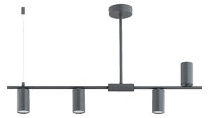 Alfa Żyrandol na drążku URANOS 4xGU10/10W/230V szary ALF63313