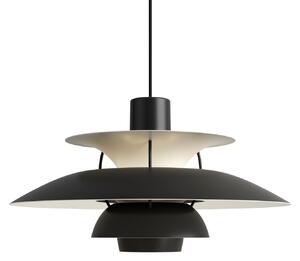 Lampa Wisząca Louis Poulsen, PH 5, ściemnialny, czarny, salon, metal, design