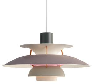 Lampa Wisząca Louis Poulsen, PH 5 Mini, ściemnialny, szary, salon, metal, design