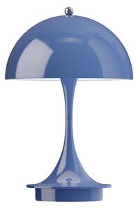 Zewnętrzna Lampa Louis Poulsen, Panthella Portable, ściemnialny, niebieski, balkon, tworzywo sztuczne, design
