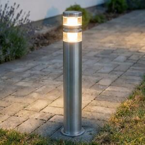 Zewnętrzna Lampa Lindby, LANEA, metaliczny, taras, stal szlachetna, nowoczesny
