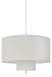 Lampa Wisząca New Works, Margin, ściemnialny, biały, jadalnia, tkanina | tekstylia, skandynawski