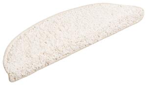Maty na schody 10 szt. 56x17x3 cm Białe półokrągłe