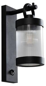 Zewnętrzna Lampa Lindby, Yrene, ściemnialny, czarny, taras, aluminium, nowoczesny