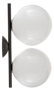 Lampa Ścienna FLOS, IC C/W1 Double, ściemnialny, biały, salon, szkło, design