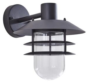 Zewnętrzna Lampa Lindby, Meliora, ściemnialny, czarny, balkon, metal