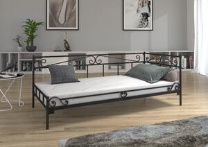 Łóżko metalowe - sofa, leżanka szezlong 120x200 wzór 24L, polski producent