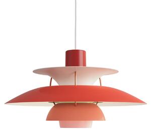 Lampa Wisząca Louis Poulsen, PH 5, ściemnialny, czerwony, salon, metal, design