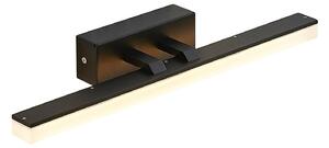 Lampa Ścienna Lucande, Lisana, czarny, łazienka, metal, nowoczesny