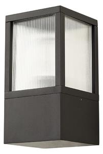 Zewnętrzna Lampa Lucande, Klemens, ściemnialny, czarny, balkon, aluminium, nowoczesny