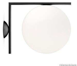 Lampa Ścienna FLOS, IC C/W2, ściemnialny, czarny, salon, szkło, design