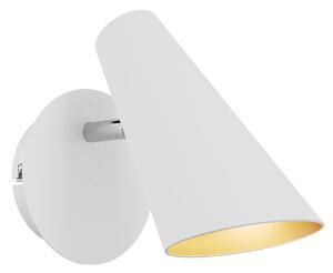 Lampa Ścienna Lucande, Wibke, ściemnialny, biały, salon, metal, skandynawski