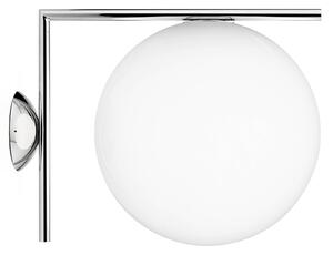 Lampa Ścienna FLOS, IC C/W2, ściemnialny, metaliczny, salon, szkło, design