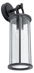 Zewnętrzna Lampa Lucande, Emmeline, ściemnialny, czarny, taras, aluminium, nowoczesny