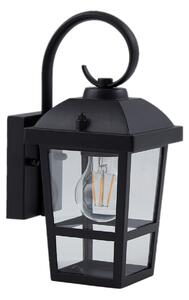 Zewnętrzna Lampa Lindby, Eloane, ściemnialny, czarny, balkon, stal szlachetna, nowoczesny