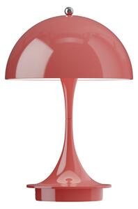 Zewnętrzna Lampa Louis Poulsen, Panthella Portable, ściemnialny, czerwony, balkon, tworzywo sztuczne, design